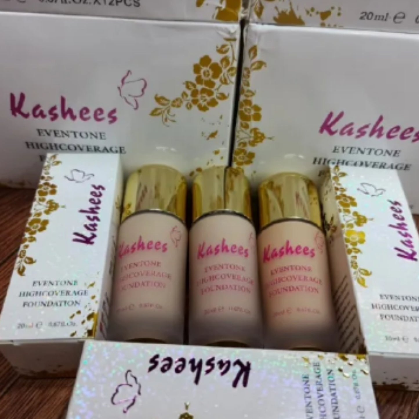 Kashees Eventone Liquid Foundation | High Coverage Long Lasting Radiant Makeup Base 30 ml