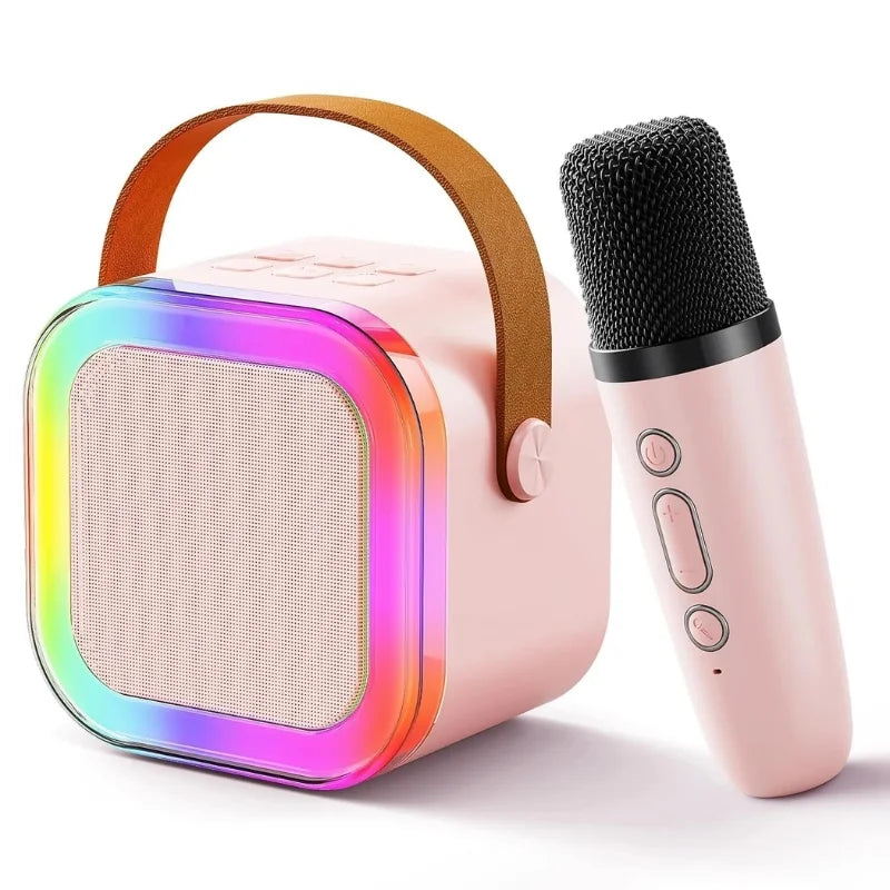 Karaoke Portable Wireless Bluetooth Speaker with Microphone Sound System for Singing and Parties (Random Color) SKU: Vi-50-00-00-503