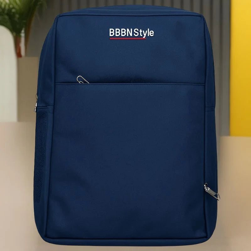 Slim Business Laptop Backpack | Lightweight Travel & Office Bag with Multi-Pockets | Navy Blue