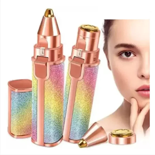 Flawless 2-in-1 Eyebrow Trimmer | Rechargeable Hair Remover with USB Charging Cable and Cleaning Brush SKU:&nbsp;Pe-51-00-00-51